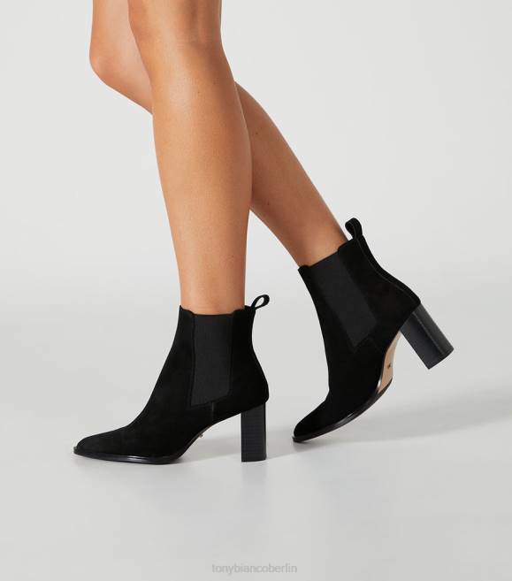 Stiefeletten| de Tony Bianco Frauen Kolbenstiefeletten schwarzes Wildleder 4624495
